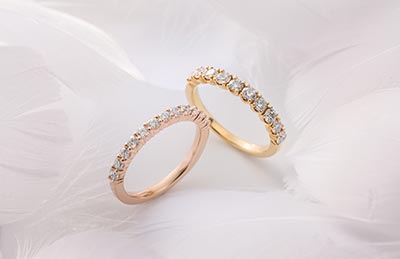 アイプリモの結婚指輪セレーネとマーニ・ハーフ